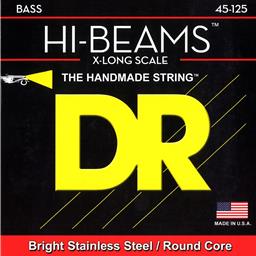DR HI-BEAM - Stainless Steel Bass Strings 5-String Medium 45-125 X-long Scale