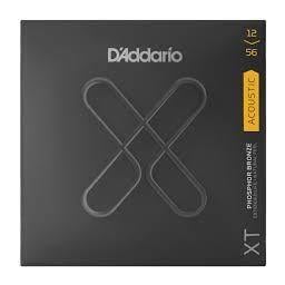 D'Addario 12-56 Light Top/Medium Bottom, XT Phosphor Bronze Coated Acoustic Guitar Strings
