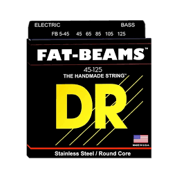DR 45-125 5-String FAT-BEAM Steel Medium
